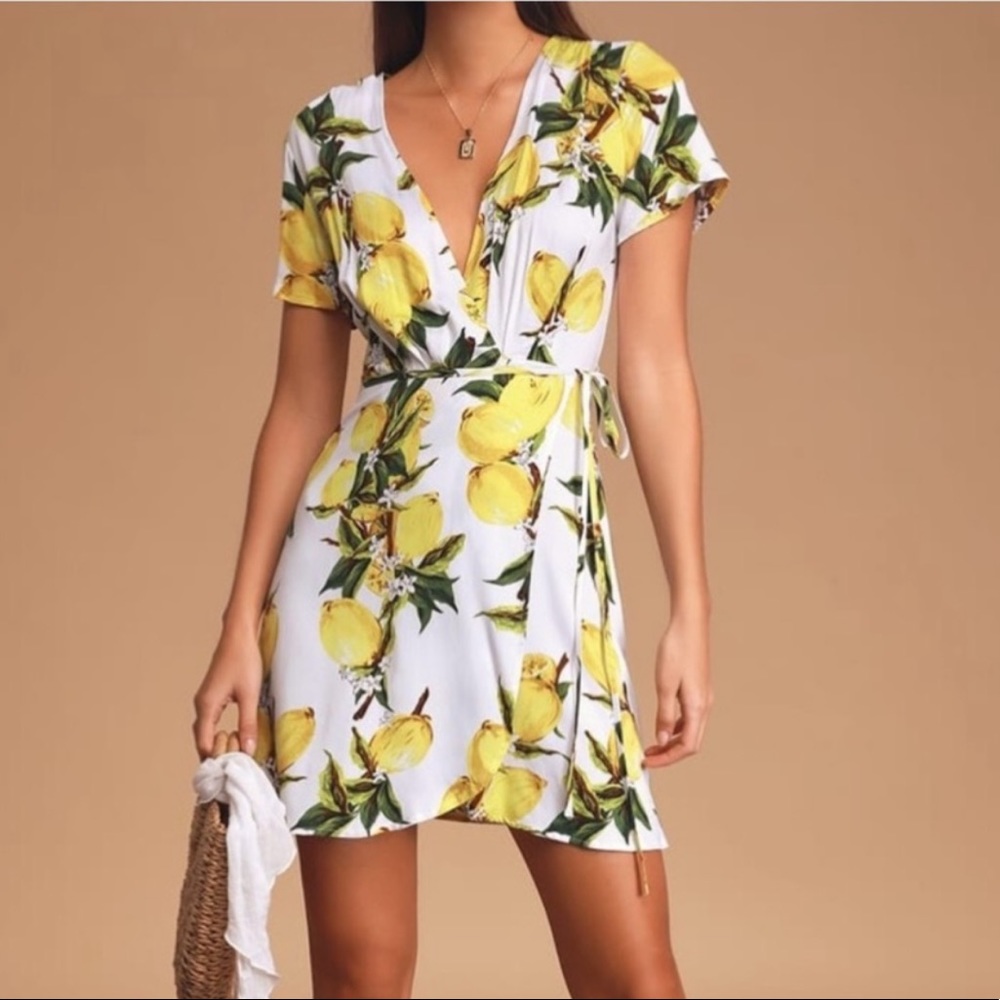 Dress Forum Lemon Wrap Dress